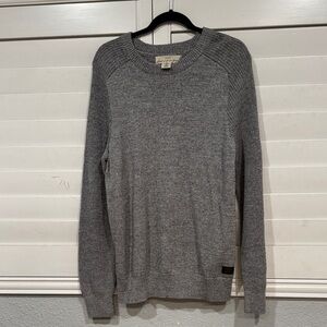 Classic Gray Crewneck Sweater for Men